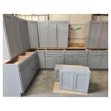 Pacific Gray This set has 14 pieces