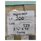 Metrie MDF Casing 2-14"x15