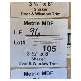 Metrie MDF Shaker door & window trim 96LF