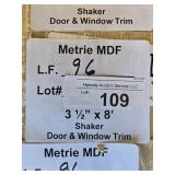 Metrie MDF Shaker door & window trim 96LF