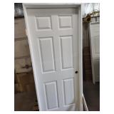 32" 6 panel interior door LH swing