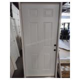 36" 6 panel exterior door LH swing