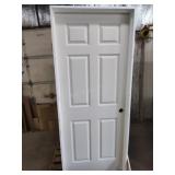 32" 6 panel interior door LH swing