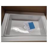 Elkay Fireclay farmhouse sink 30"x 18" white