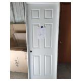 28" 6 panel interior door RH swing