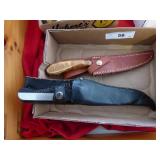 2 sheath knives