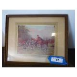 Vintage fox hunting picture
