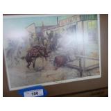 CM Russell framed pic