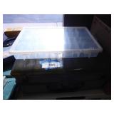 2 tackle boxes (1 w/ contents)