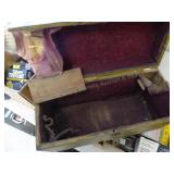 Vintage wood shooting box AS IS