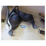 2 turkey decoys