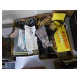 2 boxes misc. archery items & other