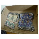 Vintage purses - metal mesh Whiting Davis Co.