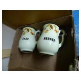 Autumn leaf salt & pepper