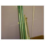 Misc. metal posts and pipes