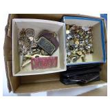 Misc vintage jewelry items & eye glasses