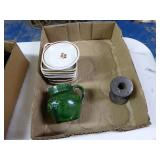 Small iron stone pieces & other