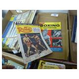 Vintage boxing magazines