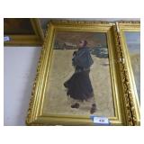 Vintage oil painting