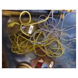 2 homemade anchors & rope