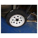 12" 5 hole rim & tire