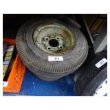 4- 8" 4-hole rims & tires