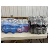80-8oz bottles water and 18 alkaline waters