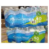 2 40 packs purified water