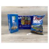 Sweet lot- box of Rice Krispies, case of chips,