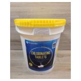 Tub of chlorinating tablets