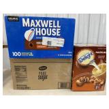 Maxwell house. Sugar and hazelnut creamer