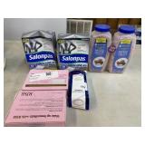 Salonpas. Antacids. Pillowcases. And secret
