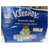 Kleenex 12 boxes tissues
