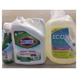 Clorox cleaner + bleach refill and spray bottle,
