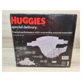 Box of Huggies diapers