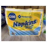 Members mark 1200 napkins
