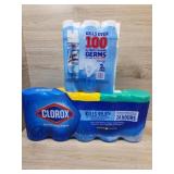 1 pack of Clorox 1 pack of Lysol