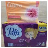 1 case (12 boxes) puffs ultra soft. 16 bars