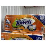 Members mark 15 mega rolls paper towels