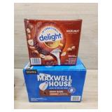 1 box of hazelnut coffe creamer 1 box of house