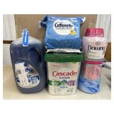 Dawn dish soap. Cascade platinum flushable wipes