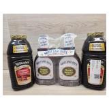 2 bottles of cooking marinade 1 pack of barbecue