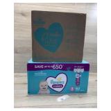 Case of size 1 and size 3 pampers
