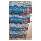 4 cases of small  fl oz water bottles (80 count)