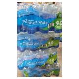 4 cases of 16.9 FL oz water bottles (40 count)