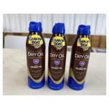 3 banana boat dry oils