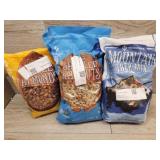1 bag of almonds 1 bag of walnuts 1 bag of trail