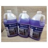 3 bottles of heavy duty degreaser