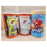 2 cans of Gatorade 1 can of Kool-Aid mix