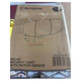 3 boxes of Westinghouse solar security lights